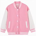 thumbnail image 1 of Vedolay Kids Baseball Jackets Boys Girls Button up Toddler School Varsity Uniform Casual Sport Coat for Toddler Girl Boy, 1 of 7
