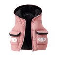 thumbnail image 1 of Vedolay Kids Coat 2023 Kids Hooded Jacket Girls Long Sleeve Windproof Coat Pink,100, 1 of 4