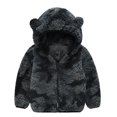 thumbnail image 1 of Vedolay Kids Coat Baby Long Sleeve Single Button Up 2023 Warm Coat Grey,120, 1 of 4