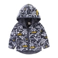 thumbnail image 1 of Vedolay Kids Coat Cute Boy 2023 Hooded Baby Kids Thick Zipper Girls Coat Grey,90, 1 of 2