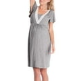thumbnail image 1 of Vedolay Lace Pregnants Dress Womens Casual For Maternity Pajamas Mother Baby Maternity dress Bohemian Dresses for Women(Dark Gray,XX-L), 1 of 5