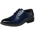 thumbnail image 1 of Vedolay Lace Up Leather Oxfords Classic Comfortable Modern Dress Shoes for Men(Blue,11.5), 1 of 5