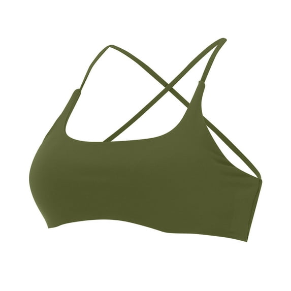Vedolay Lingerie For Women Women's Wireless Bra with Comfort Foam, Full-Coverage T-Shirt Bra,AG M