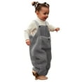 thumbnail image 1 of Vedolay Little Baby Girl Clothes Romper Jumpsuit Bodysuit Winter Clothes Boys Jumpsuits Grey,110, 1 of 2