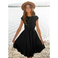 thumbnail image 1 of Vedolay Little Girl Dresses Girls Skye Dress,G-Black 7-8 Years, 1 of 5