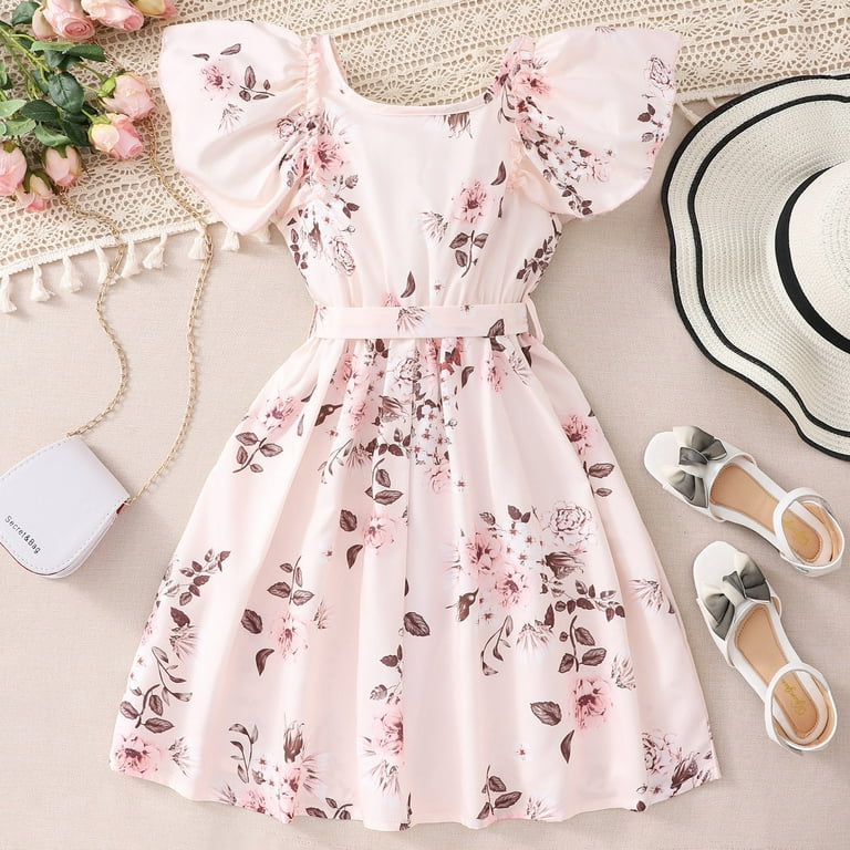 3/4 Sleeve Print Applique Vacation Dresses 3/4 Sleeve Print Applique Vacation Dresses
