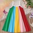 thumbnail image 1 of Vedolay Little Girls Dresses Girls' One Size and Toddler Embroidered Sleeveless Dress,White 6-7 Years, 1 of 5