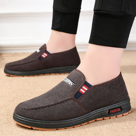 Vedolay Loafers Men's Comfortable Loafers Breathable Slip On Leisure Shoes,A 8.5