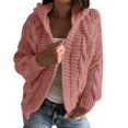 thumbnail image 1 of Vedolay Long Cardigans for Women Casual Knit Cardigan Coats for Male Watermelon Red,One Size, 1 of 5