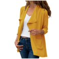 thumbnail image 1 of Vedolay Long Cardigans for Women Fall Winter Coat Causal Knitted Sweater Cardigan Yellow,2XL, 1 of 5