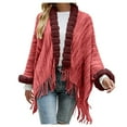 thumbnail image 1 of Vedolay Long Cardigans for Women Loose Cardigan Coat Cover up Women Sweaters Coat Red,One Size, 1 of 5