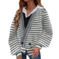thumbnail image 1 of Vedolay Long Cardigans for Women Solid Casual Basic Comfy Loose Fit Long Sleeve Open Front Cardigan Gray,XL, 1 of 5