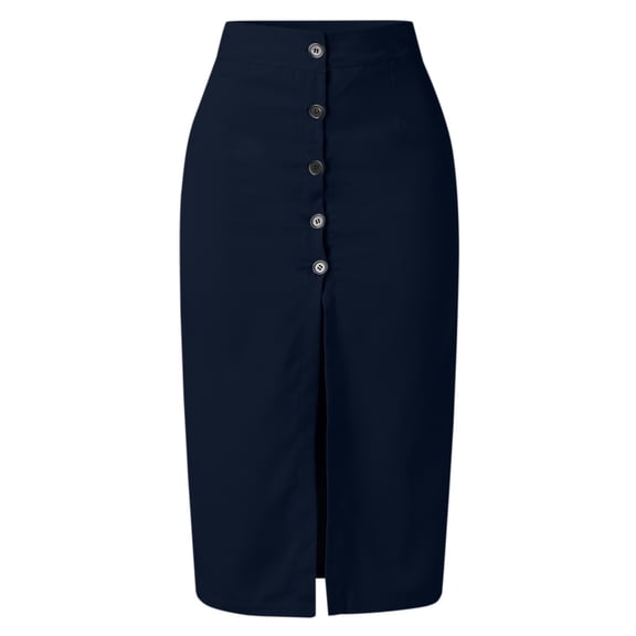 Vedolay Long Skirt Womens Long Boho Skirt Light Weight Tiered Maxi Skirt for Women,Navy M