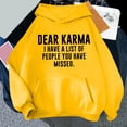 thumbnail image 1 of Vedolay Long Sleeve Shirts Hoodies for Women Oversized Crewneck Long Sleeve Pullover Fall Hoodie Sweatshirt,Yellow M, 1 of 2