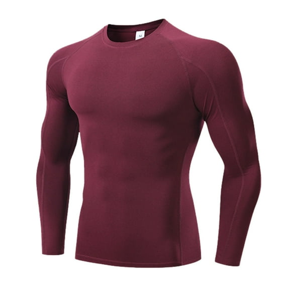 Vedolay Long Sleeve Shirts for Men 2023 Long Sleeve Shirts Zip Casual Red,2XL