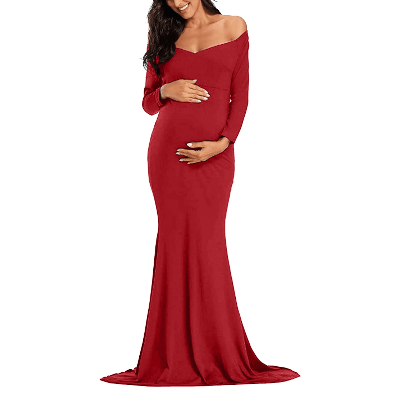 Vedolay Maternity Dress Maternity Bodycon Dress for Daily Wear or Baby
