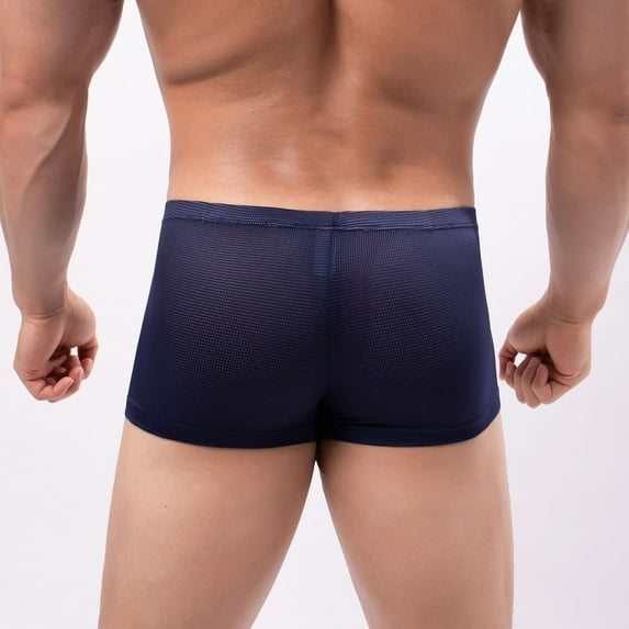 Vedolay Men Brief Men Brief Strap Men's Fashion Underwear Full Men Brief,Navy XXL