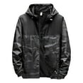 thumbnail image 1 of Vedolay Men Coats Winter Open Front Fall Coat Work Men Winter Coat Black,2XL, 1 of 4