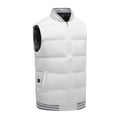 thumbnail image 1 of Vedolay Men Coats for Winter Autumn Casual Loose Winter Coat Jacket Coat White,S, 1 of 4