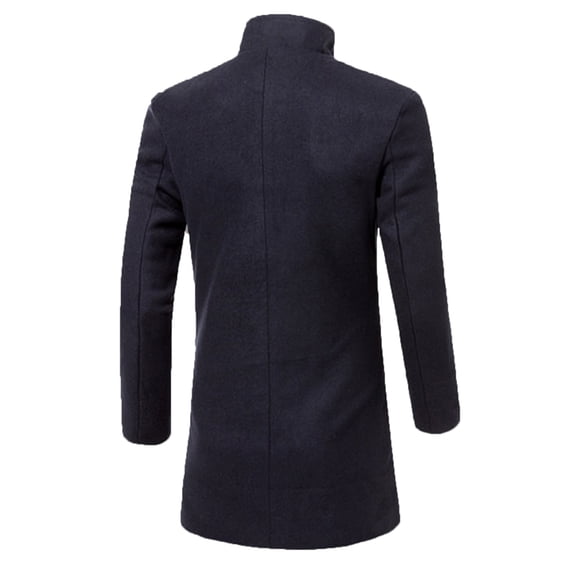 Vedolay Men Jackets for Winter Mens Windproof Hooded Windbreaker Jacket Lightweight Jacket Outdoor Casual Sportswear Navy,L