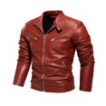 thumbnail image 1 of Vedolay Men Jackets for Winter Warm Pocket Loose Jacket Coat Red,XL, 1 of 2