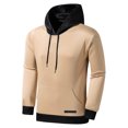 thumbnail image 1 of Vedolay Men Long Sleeve Sweatshir 2023 Soft Cotton Jacket Sportswear Coffee,XL, 1 of 4