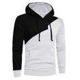 thumbnail image 1 of Vedolay Men Long Sleeve Sweatshir Print Long-Sleeved Sweatshirt Casual Blouse Pullover Tops White,2XL, 1 of 4