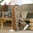 thumbnail image 1 of Vedolay Men Pants Casual Mens Joggers Pants Trousers Multi Pockets Sweatpants,Coffee L, 1 of 4