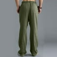 thumbnail image 1 of Vedolay Men Pants Casual Slim Fit Men's Slim Fit Infinite Flex Pants,Army Green M, 1 of 5