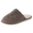 thumbnail image 1 of Vedolay Men Slippers Indoor House Slippers Soft Slip-On Bedroom Slippers Cozy Home Shoes Coffee,42, 1 of 5