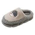 thumbnail image 1 of Vedolay Men Slippers Slip On House Slippers Cozy Soft Indoor Ladies Home Shoes Grey,45, 1 of 5