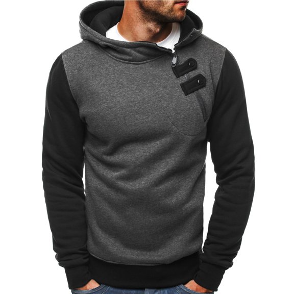 Vedolay Men Sports Active Sweatshirt Loose Soft Long Sleeve Men's Pullover Tops Shirts Gray,M