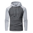thumbnail image 1 of Vedolay Men Sports Active Sweatshirt Winter Thick Sweater Open Front Coat Jacket Outwear Dark Gray,L, 1 of 4