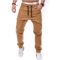thumbnail image 1 of Vedolay Men Trousers Casual Slim Fit Mens Fashion Joggers Sports Pants Casual Cotton Cargo Pants Workout Hiking Pants,Khaki S, 1 of 4