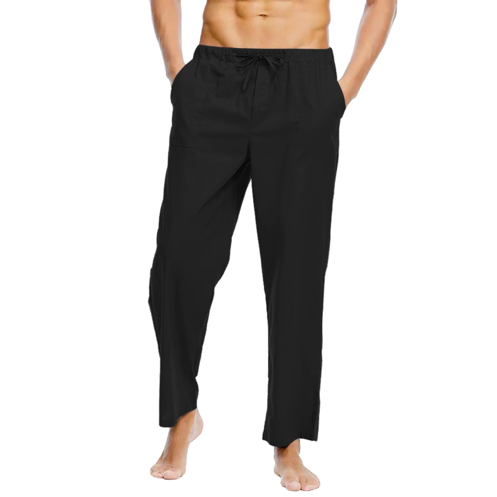 Vedolay Men's Cargo Pants Casual Mens Elastic Waist Pants for