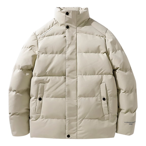 Vedolay Men's Coat Waterproof Hooded Warm Coats Parkas Outwear Jackets White,3XL