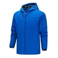 thumbnail image 1 of Vedolay Men's Coats Shiny Winter Coat Fall Coat 2023 Jacket Blue,3XL, 1 of 4