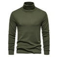 thumbnail image 1 of Vedolay Men's Fall Sweater Knit Sweater Loose Pullover Tops Green,S, 1 of 2