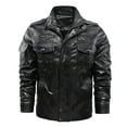 thumbnail image 1 of Vedolay Men's Jacket 2023 Long Sleeve Cardigan Blouse Clothes Black,3XL, 1 of 5