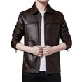 thumbnail image 1 of Vedolay Men's Jacket Business Casual Long Blazers Work Open Front Cardigan Coats Coffee,L, 1 of 5