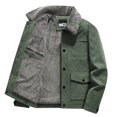 thumbnail image 1 of Vedolay Men's Jacket Cardigan Drape Open Front High Low Blazer Jacket Green,3XL, 1 of 4