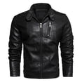 thumbnail image 1 of Vedolay Men's Jacket Open Front Cardigans Crochet Blazer Jacket Coat Black,3XL, 1 of 5