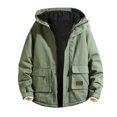 thumbnail image 1 of Vedolay Men's Jackets Casual Fall Coat Work Business Winter Coats 2023 Army Green,3XL, 1 of 2