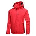 thumbnail image 1 of Vedolay Men's Lightweight Jackets Lightweight Jacket Casual Jacket Full Zip Outwear Jacket Clothes Red,2XL, 1 of 3
