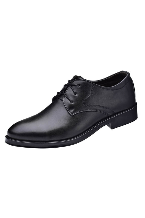 Men's Oxfords,Mens Dress Shoes Casual Bussiness Oxford Shoes Antislip Durable Wingtip Shoes Classical Men Formal Shoes(Black,10.5)