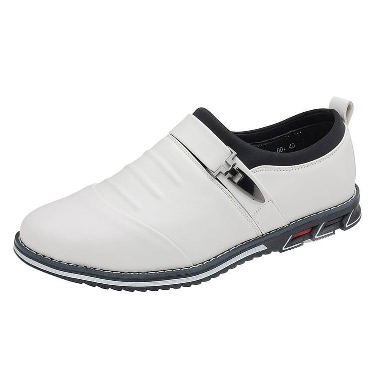 White rubber shop shoes for dress