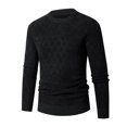 thumbnail image 1 of Vedolay Men's Pullover Cute Graphic Loose Tunic Shirt Casual Pullover Sweaters Black,2XL, 1 of 3