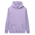 thumbnail image 1 of Vedolay Men's Pullover Sweatshirt Long Sleeve Crew Neck Shirt Purple,S, 1 of 4