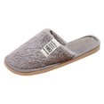 thumbnail image 1 of Vedolay Men's Slippers Indoor Outdoor Warm & Cozy House Shoes Winter Outdoor Shoes Grey,41, 1 of 5
