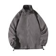 thumbnail image 1 of Vedolay Men's Windbreaker Men's Rain Jacket Waterproof Cycling Running Raincoat with Hood Lightweight Windbreaker Shell with Mesh Lining Grey,3XL, 1 of 4